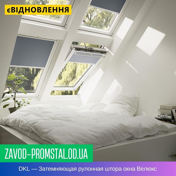 DKL — Затемняющая рулонная штора окна Велюкс