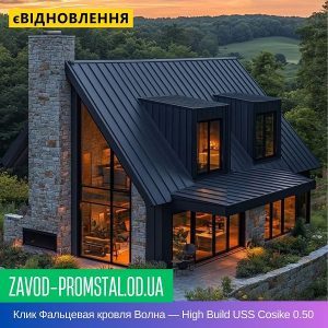 Клик Фальцевая кровля Волна — High Build USS Cosike 0.50