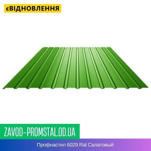 цена Профнастил 6029 Ral Салатовый