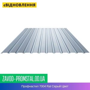 Профнастил 7004 Ral Серый Цвет