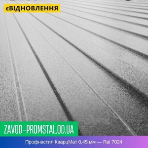цена Профнастил КварцМат 0,45 мм — Ral 7024