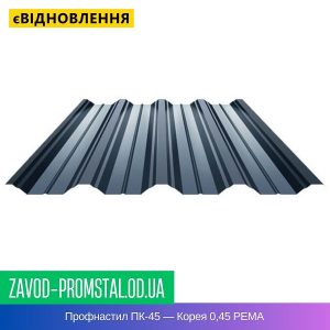 цена Профнастил ПК-45 — Корея 0,45 РЕMA