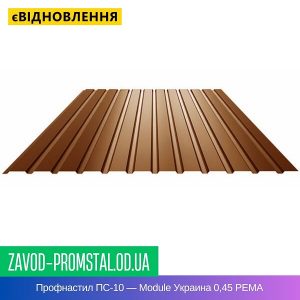 Профнастил ПС-10 — Module Украина 0,45 РЕMA